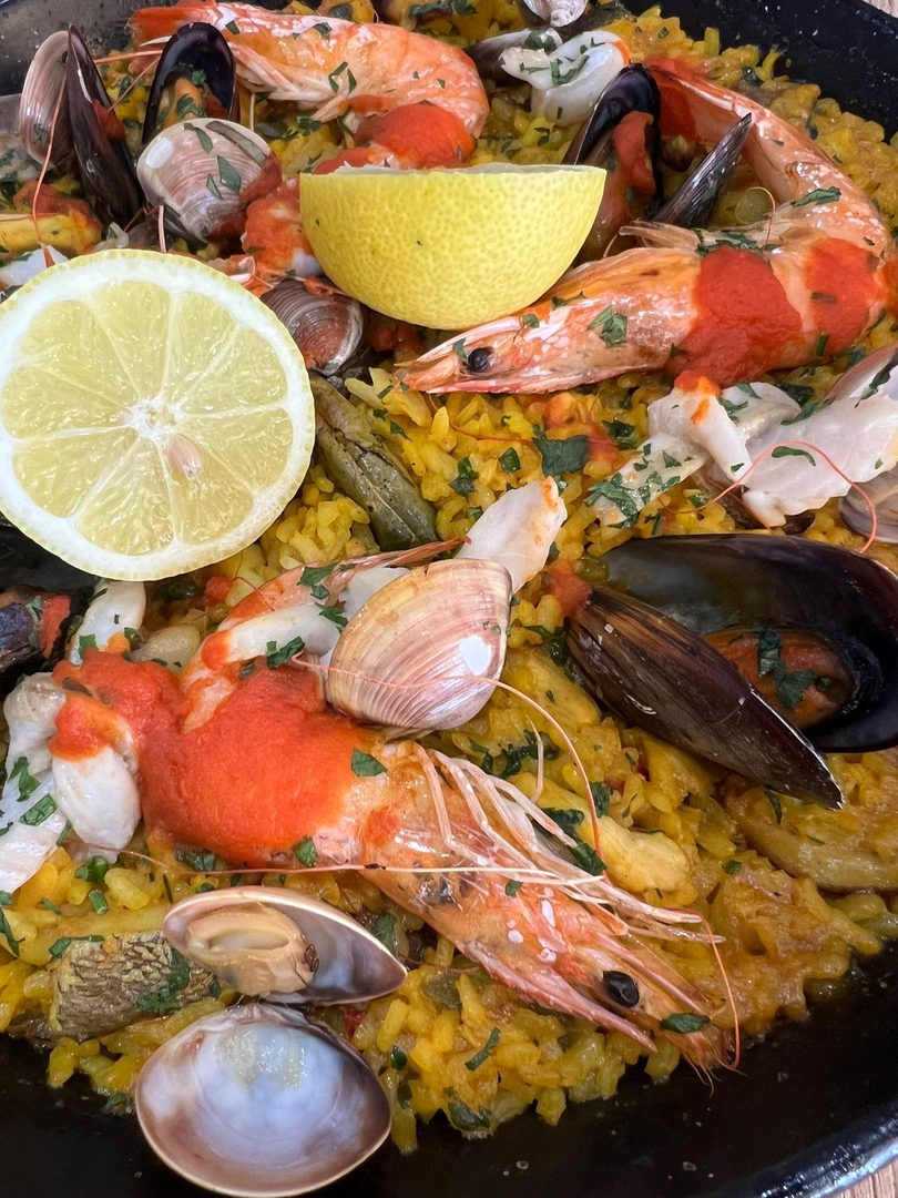 Paella de mariscos